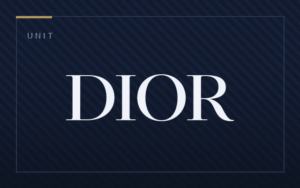 Unit — production publicitaire pour Dior